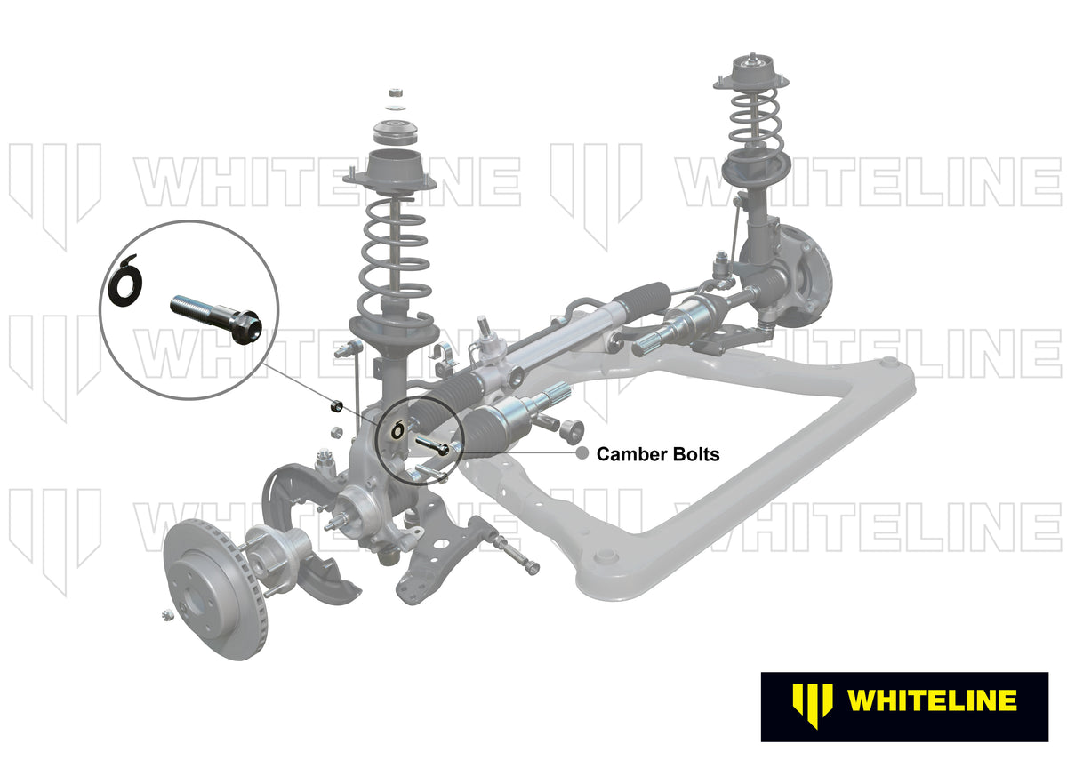 Whiteline, Front Camber Bolt Kit TOYOTA GR Yaris Race Division