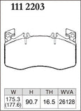 DIXCEL Front Brake Pads – Mercedes-AMG A45S (W177)