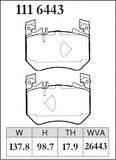 Dixcel Front Brake Pads – Mercedes-Benz GLC350e / GLC43 (X254)