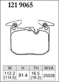 DIXCEL Front Brake Pads – BMW M2 (F87) / M3 (F80) / M4 (F82)
