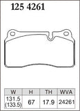 DIXCEL Rear Brake Pads – BMW M2 (F87) / M3 (F80) / M4 (F82) – 2NH