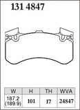 DIXCEL Front Brake Pads – Audi S6 (C7/C7.5) / S7 (C7/C7.5) / S8 (D4)