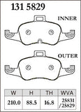 Dixcel Front Brake Pads - Audi TT / TTS (FV)