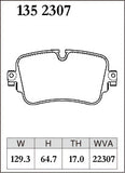 DIXCEL Rear Brake Pads – Audi A6/S6 (C8) A7/S7 (C8) A8/S8 (D5) Q7/SQ7 (4M) Q8/SQ8/RSQ8 (4MN) / VW Touareg (CR)