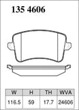 DIXCEL Front Brake Pads – Audi A4 (8K) / A5 (8T) / Q5 / SQ5 (8R)