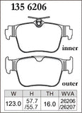DIXCEL Rear Brake Pads – VW Golf GTI / R (Mk8) / Audi S3 (8Y)