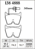 DIXCEL Front Brake Pads - Audi R8 (42) / RS4 (B7/B8) / RS5 (8T/8F) / RS6 (C5) / Lamborghini Gallardo / Huracan (724)