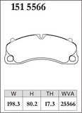 DIXCEL Front Brake Pads – Porsche 911 GT3 / RS (991/992) / 718 GT4 RS / Cayman / Boxster GTS (982)