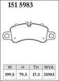 DIXCEL Front Brake Pads – Porsche 911 (991.2 / 992), Porsche 718 Boxster, Porsche 718 Cayman (982)