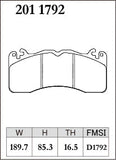 DIXCEL Front Brake Pads – Ford Mustang 5.0 GT / Bullitt (S550 | FM / FN)