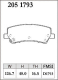 DIXCEL Rear Brake Pads – Ford Mustang 5.0 GT / Bullitt (S550 | FM / FN)