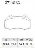 DIXCEL Front Brake Pads - Mazda MX-5 (ND) / Fiat 124 Spider (348) - Brembo 4-Pot