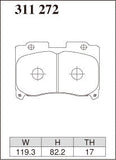 Dixcel Front Brake Pads - Toyota Supra (JZA80) 17" Wheel / Celica GT-Four (ST205)