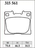 DIXCEL Rear Brake Pads – Toyota GR Yaris (GXPA16) / GR Corolla (GZEA14H)
