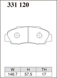 DIXCEL Front Brake Pads – Honda Integra Type R (DC2 98 Spec)