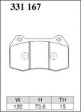 DIXCEL Front Brake Pads – Nissan 350Z (Z33) / Honda Integra Type R (DC5) – Brembo Caliper