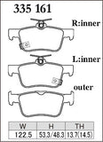Dixcel Rear Brake Pads – Honda Civic Type R (FK8 / FL5)