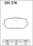 DIXCEL Rear Brake Pads – Mazda MX-5 (NC18 / ND) / Fiat 124 Spider (348)