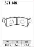 DIXCEL Front Brake Pads - Suzuki Alto (HA36V / HA36S / HA37S / HA97S)