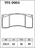 DIXCEL Brake Pads – Alcon CAR49 / TA4+, CRB343 / 332, CAR23 (16mm)