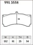 DIXCEL Brake Pads – Alcon CAR89 / CR6420, AP Racing CP9668 (25mm / D54)