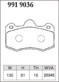 DIXCEL Front Brake Pads – Lotus Evora / Exige / McLaren MP4-12C / Morgan Aero / Noble M12