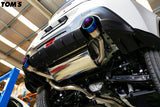TOM'S Racing Dual Ti Tip Catback Exhaust GR86/BRZ 2.4 ZN8 ZD8