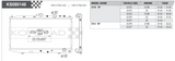 Koyorad KS080146 spec sheet — Honda Civic EF / CRX MT D15B ZC fitment and dimensions