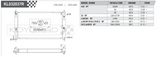 Koyorad KL032037R Performance Radiator - Mitsubishi ASX Lancer Evo X Outlander MT dimensions diagram