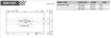 Koyorad KH011937 Performance Radiator - Lexus IS250 IS350 GSE20 GSE21 GSE25 dimensions diagram