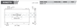 Koyorad KV062779 spec sheet — Mazda 6 / Mazda 3 MT L3K9 15 200D
