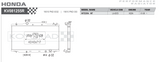 Koyorad KV081255R Performance Radiator - Honda Integra DC5 K20A MT dimensions diagram