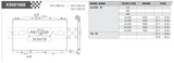 Koyorad KS081666 spec sheet — Honda Accord CL / Acura TSX MT fitment and dimensions