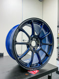 RAYS, Volk Racing ZE40 Time Attack III  Metallic Blue/Matte Black Clear (LM)