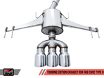 AWE, Touring Edition Exhaust (Inc Front Pipe) Honda Civic Type R FK8