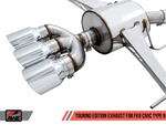 AWE, Touring Edition Exhaust (Inc Front Pipe) Honda Civic Type R FK8