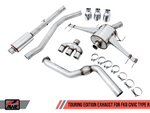 AWE, Touring Edition Exhaust (Inc Front Pipe) Honda Civic Type R FK8
